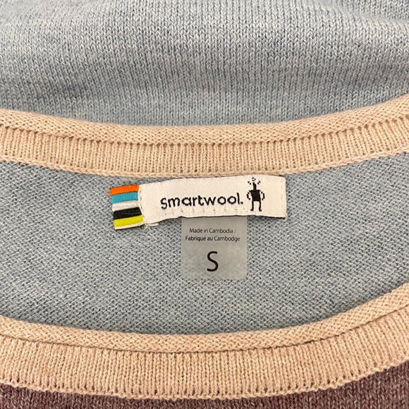 Smartwool Shadow Pine Colorblock Merino Wool Sweater - Picture 6 of 11